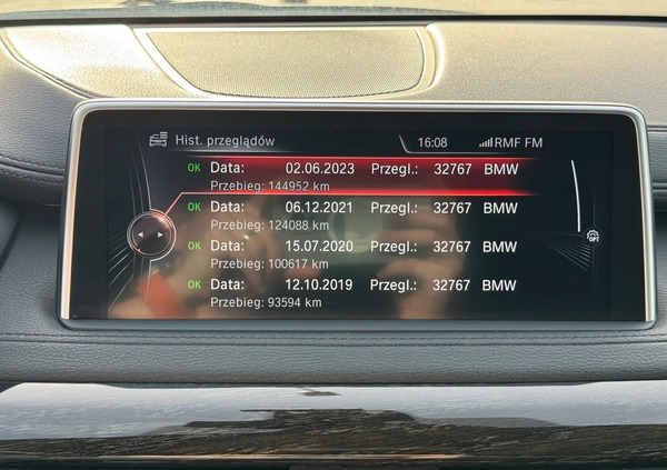 BMW X6 cena 144000 przebieg: 150000, rok produkcji 2015 z Jarosław małe 704